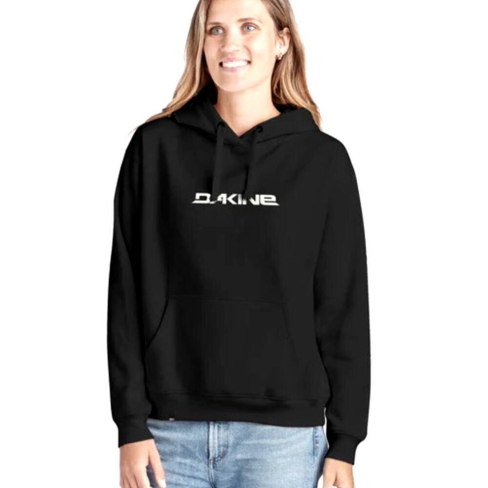 Women’s Dakine Canyon Black Hoodie Sz Small Premium Cotton Blend Sweatshirt NWT